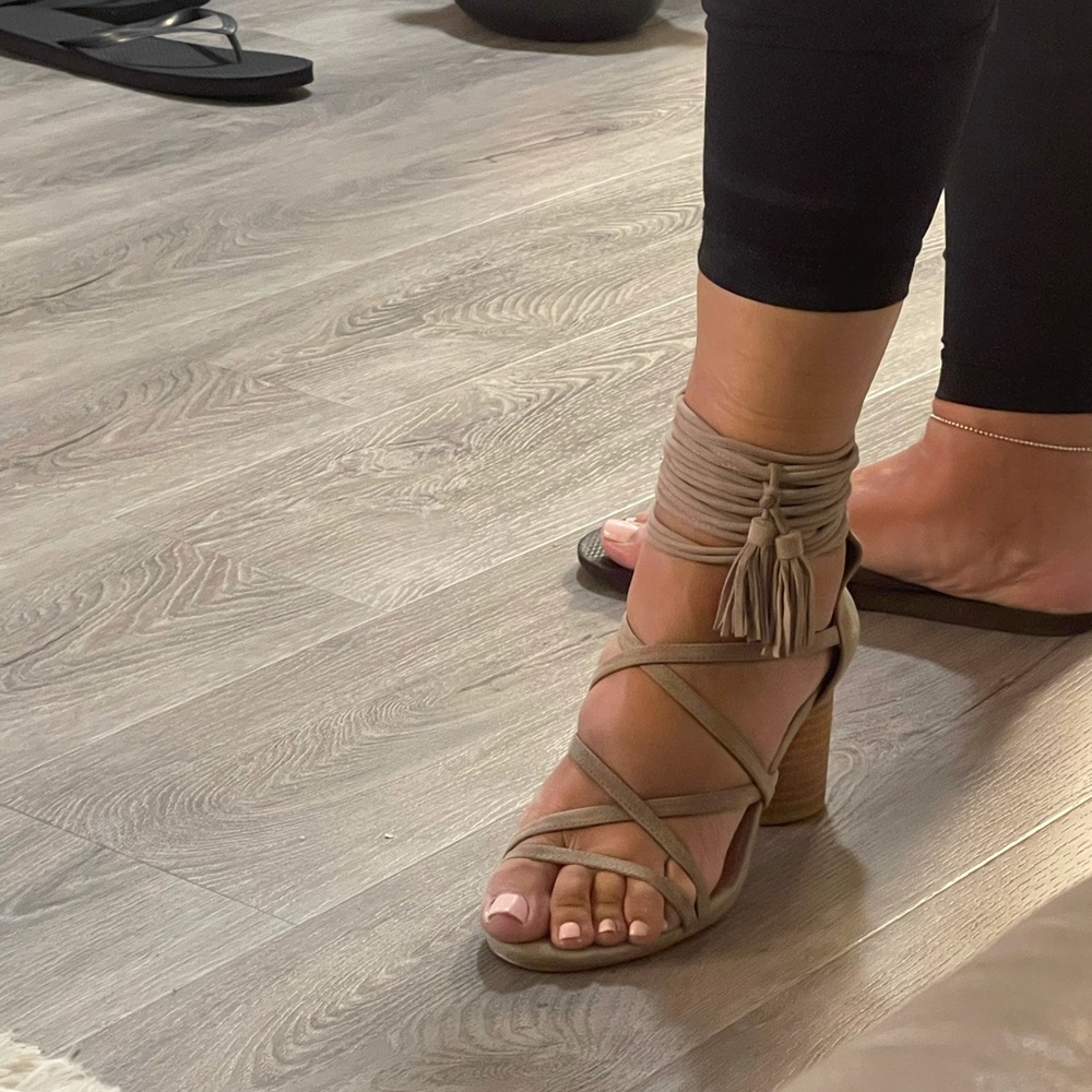 Jeffrey Campbell grey heels